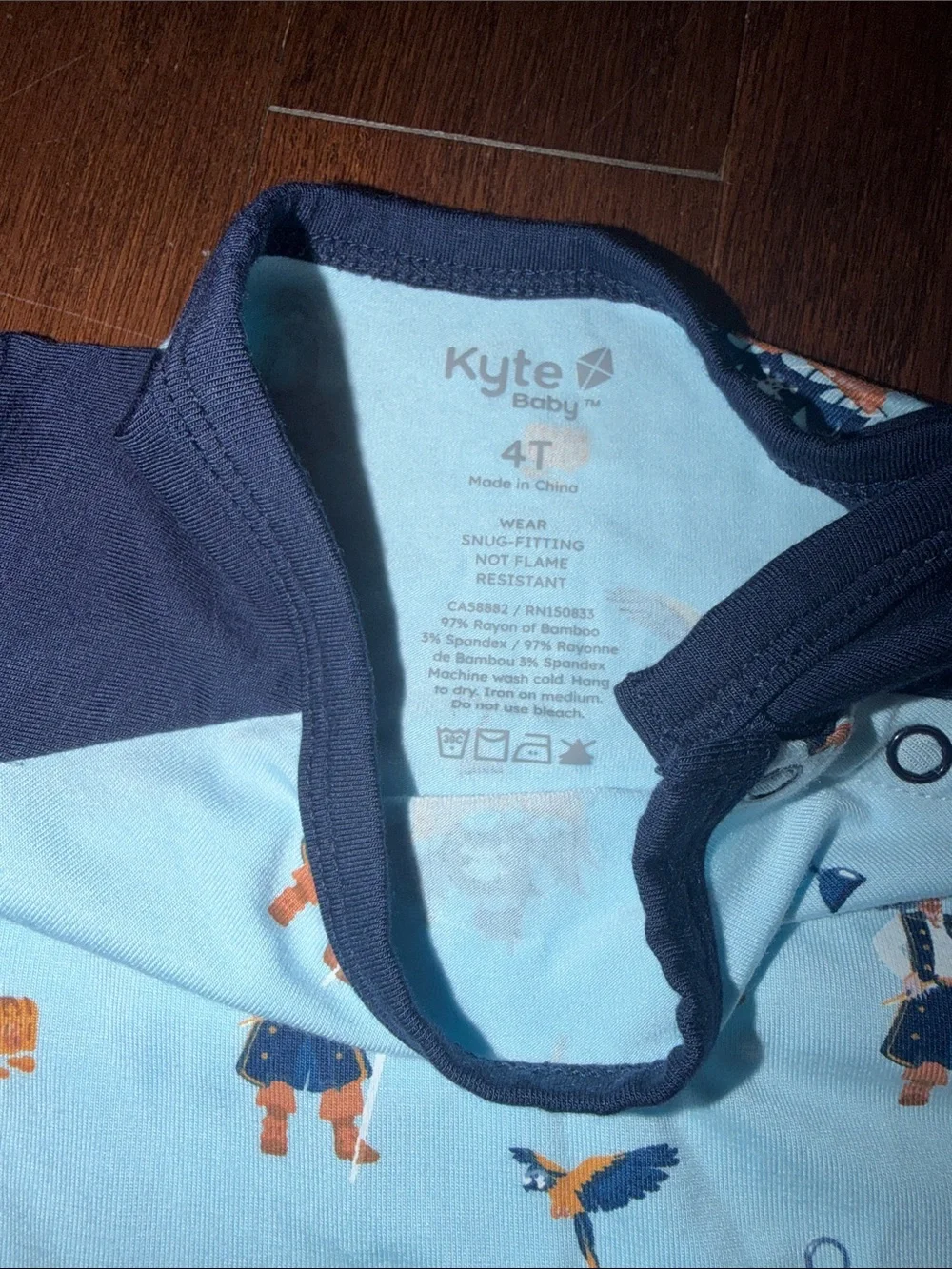 Kyte Baby Ahoy Matey! Shortall Romper- 4T- NWOT
